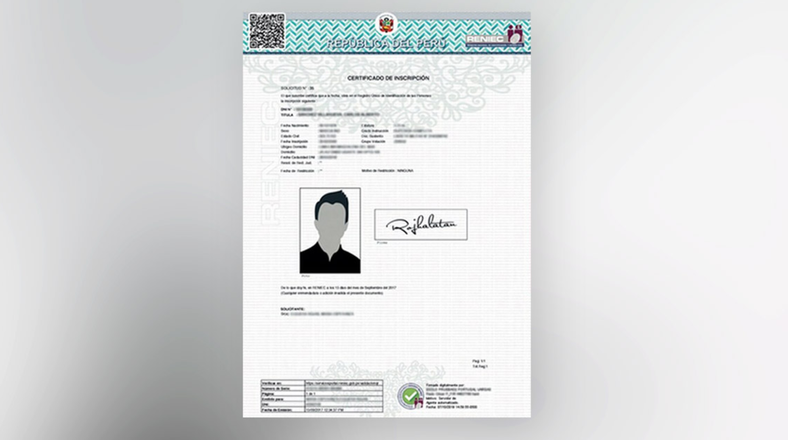 Usar certificado de inscripción (C4) como reemplazo de DNI tras robo o pérdida durante estado de emergencia