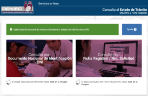 Consultar el Estado de tu Trámite para la Entrega de tu DNI